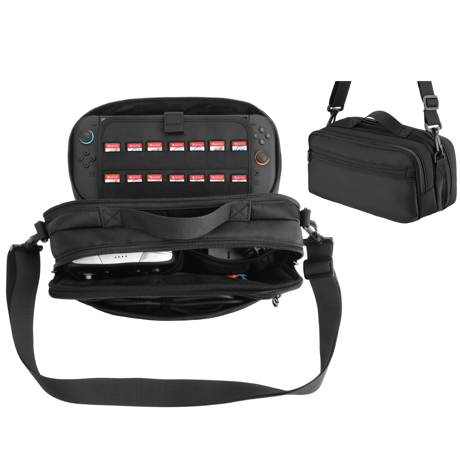 Storage Shoulder Bag for Nintendo Switch 2 1 Controller Game Console Carry Case
