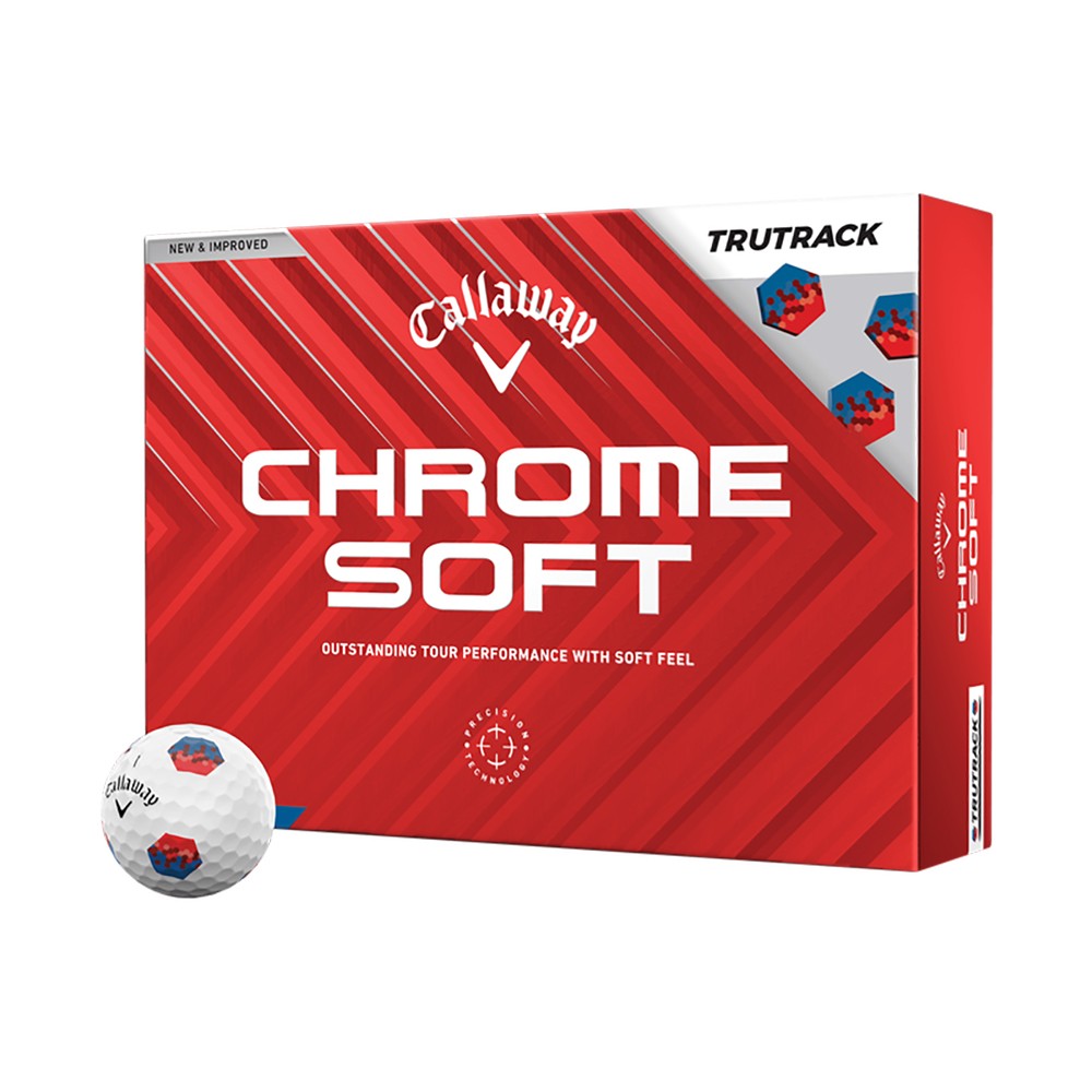 NEW Callaway Chrome Soft TruTrack White 2024 Golf Balls - Choose Quantity!