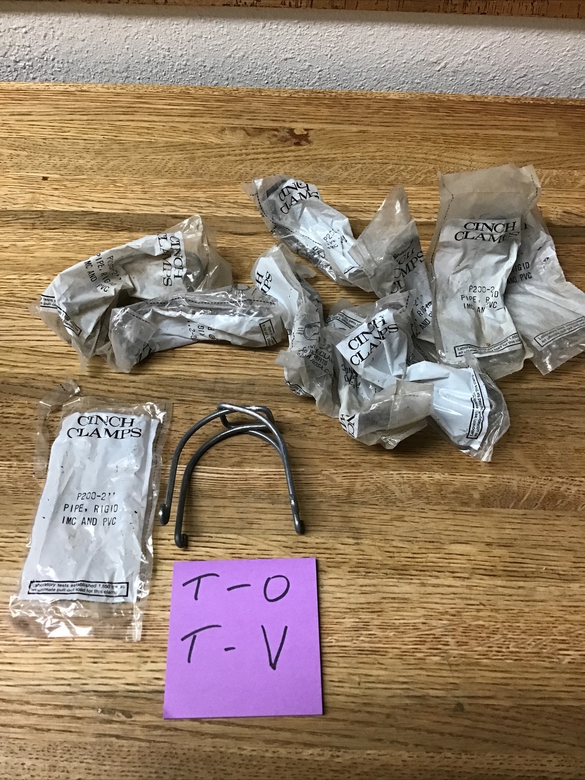(Lot Of 10 )UNISTRUT  2" STRUT CHANNEL CLAMPS CONDUIT RIGID PVC PIPE STRAP CLAMP