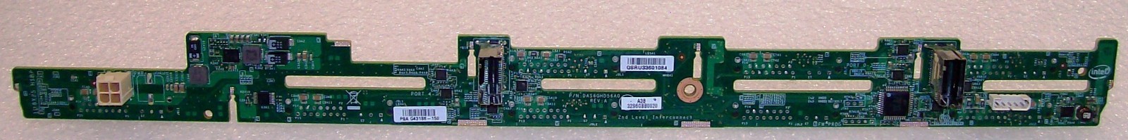 Intel F1U8X25S3HSBP 1U Spare Hot-swap Backplane For R1000G Family Tested Return