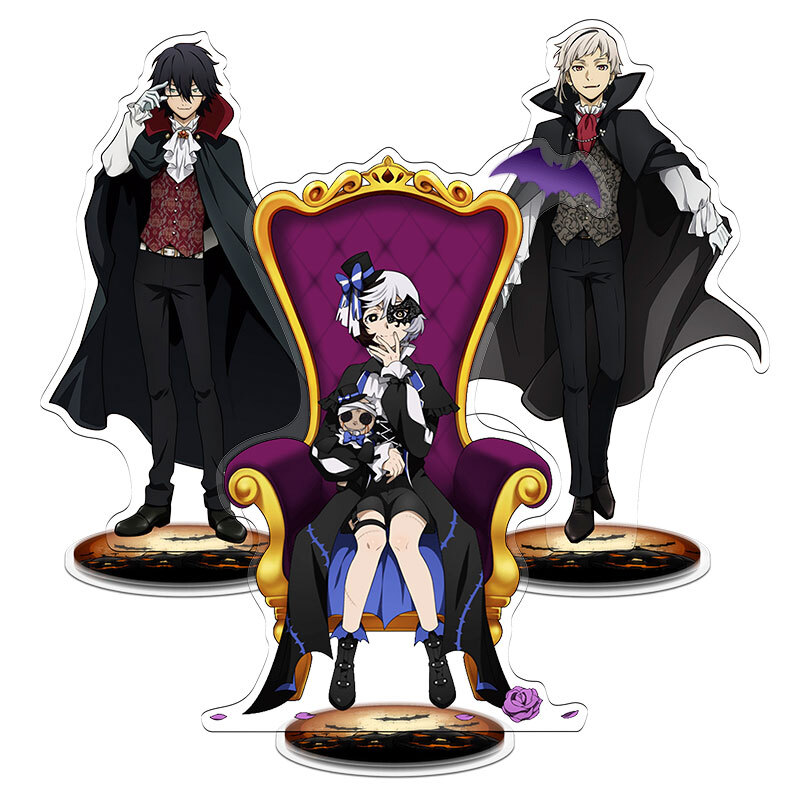 Anime Bungo Stray Dogs Desktop Stand Figure Decor Cosplay Collect Harajuku Gift