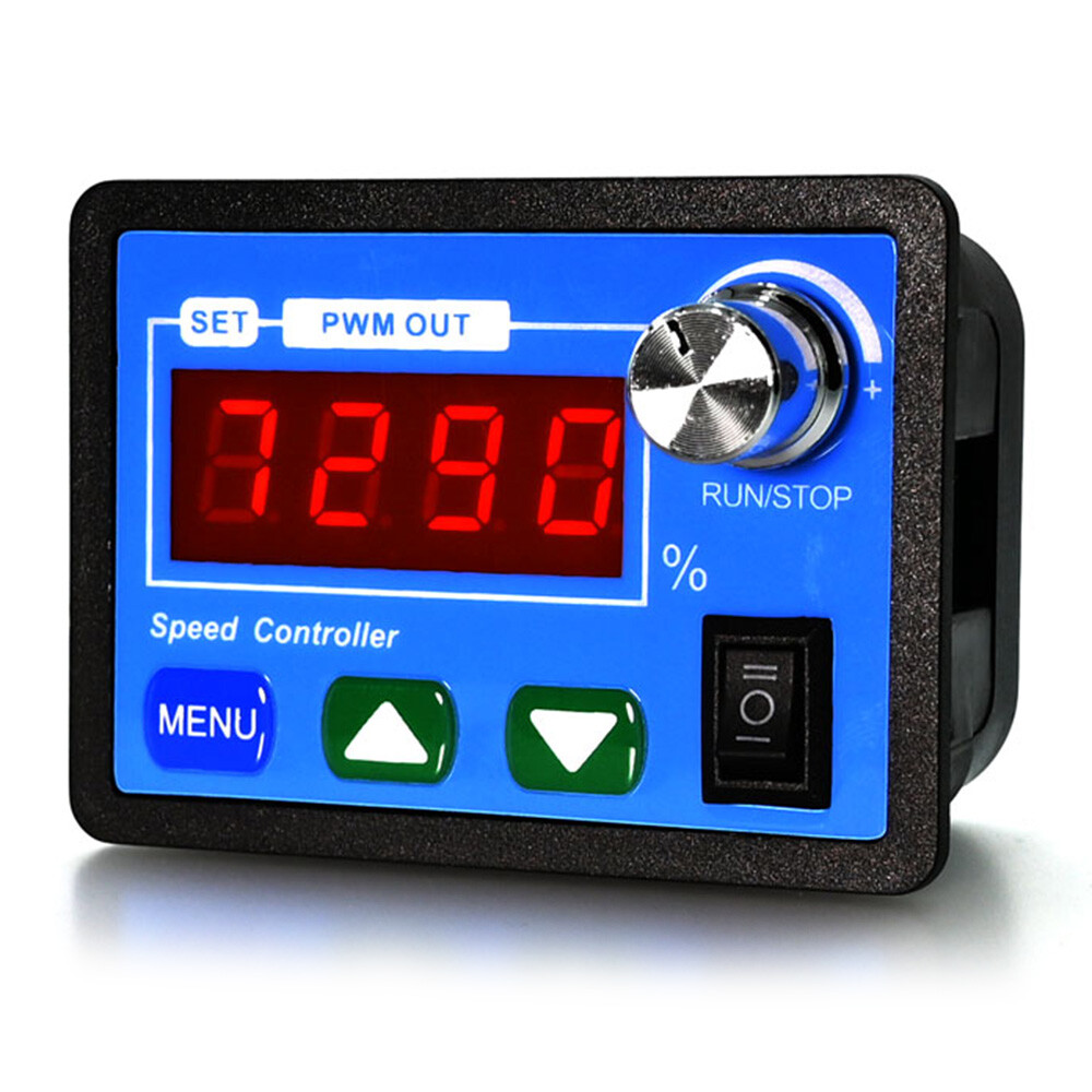 DC6-55V 20A DC Motor Speed Controller with Forward & Reverse Soft start & stop