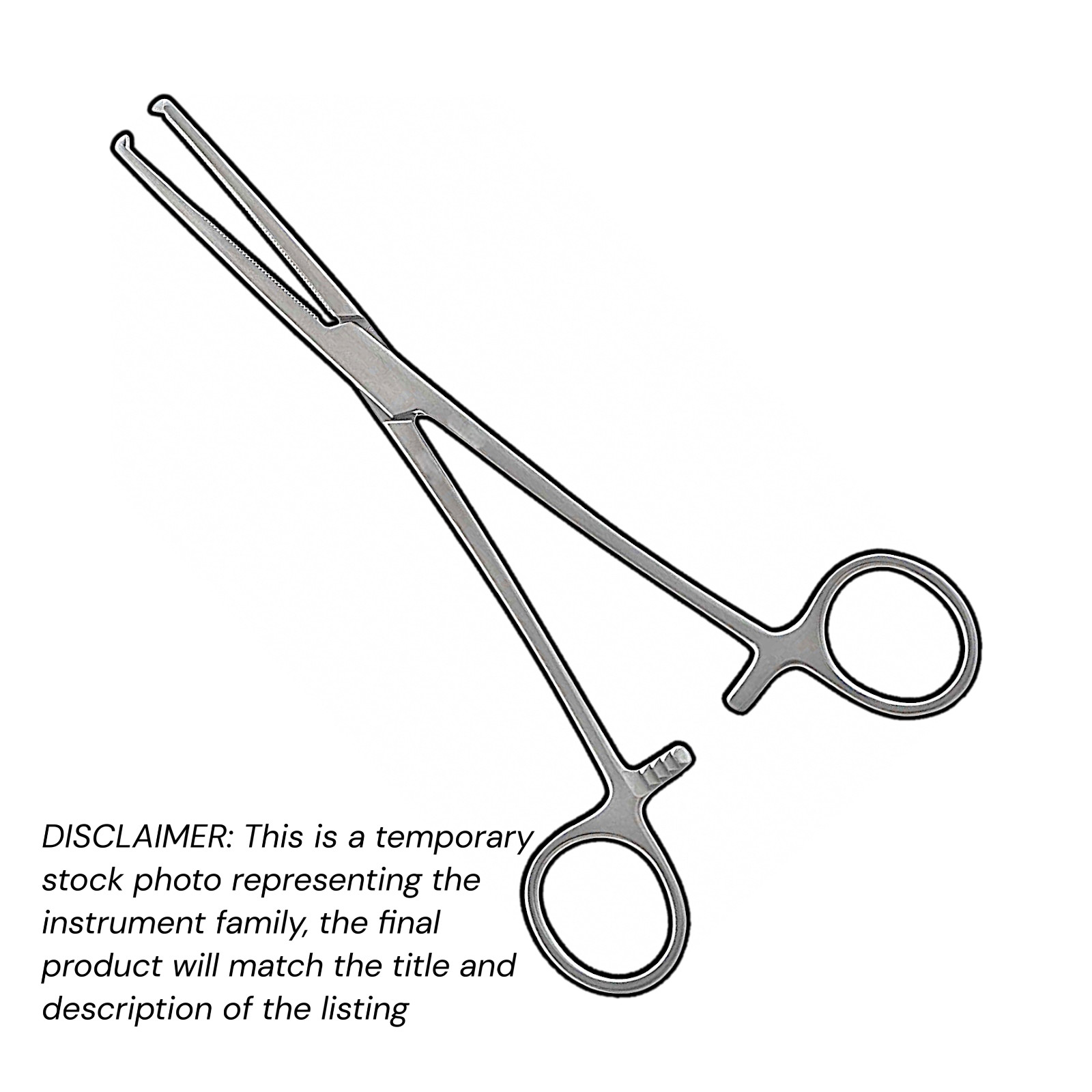 Rochester-Ochsner Hemostatic Forceps 5.5" Straight 1x2 Teeth Stainless XPRS