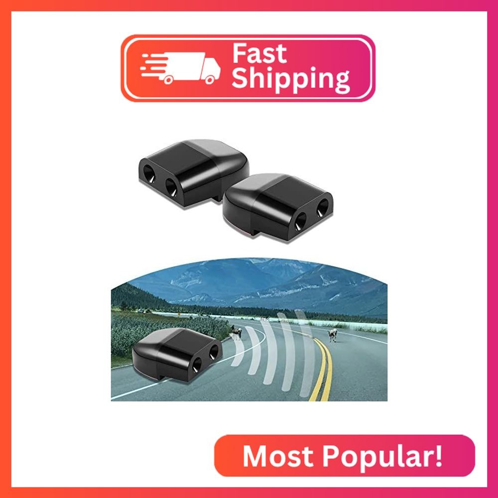 2PCS Deer Whistles for Car, Automotive Deer Warning Whistle Devices, Vehicle War