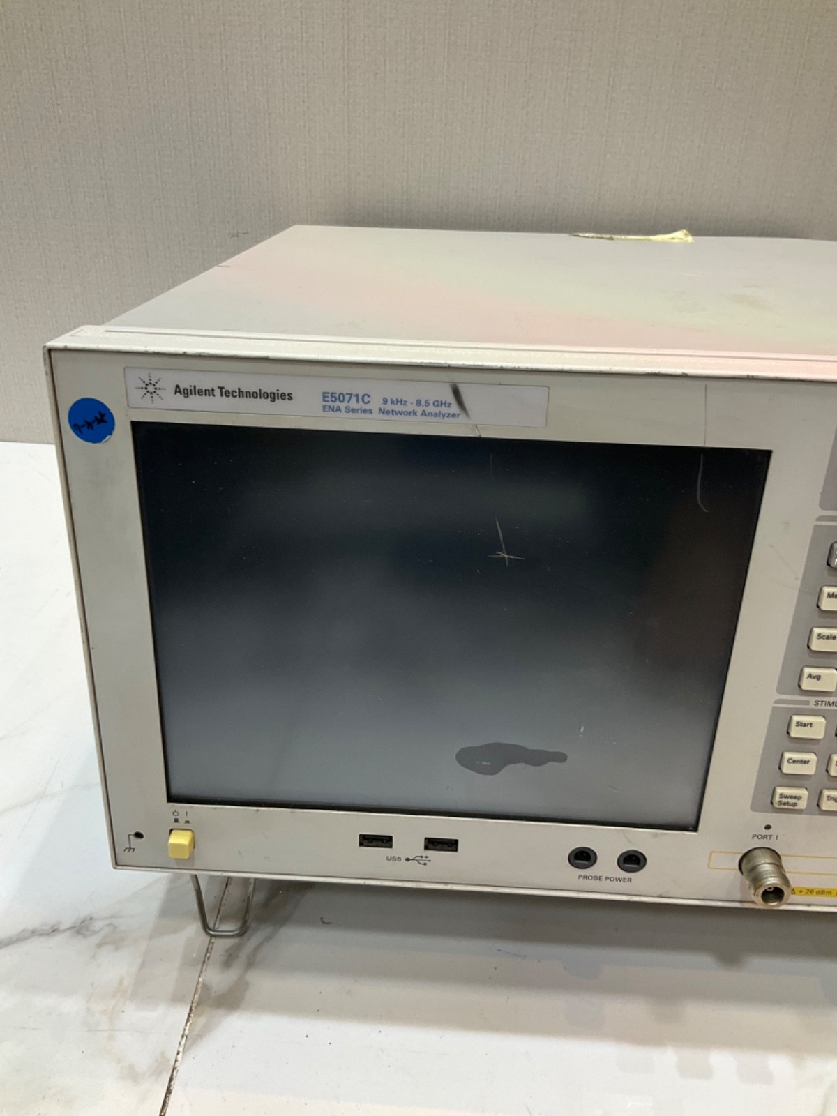 AGILENT TECHNOLOGIES E5071C NETWORK ANALYZER 9KHz-8.5GHz E5071C-ATO-65898