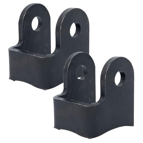 2 Pcs Shock Bracket, Heavy-Duty Shock Absorber, Black Vertical shock mounts