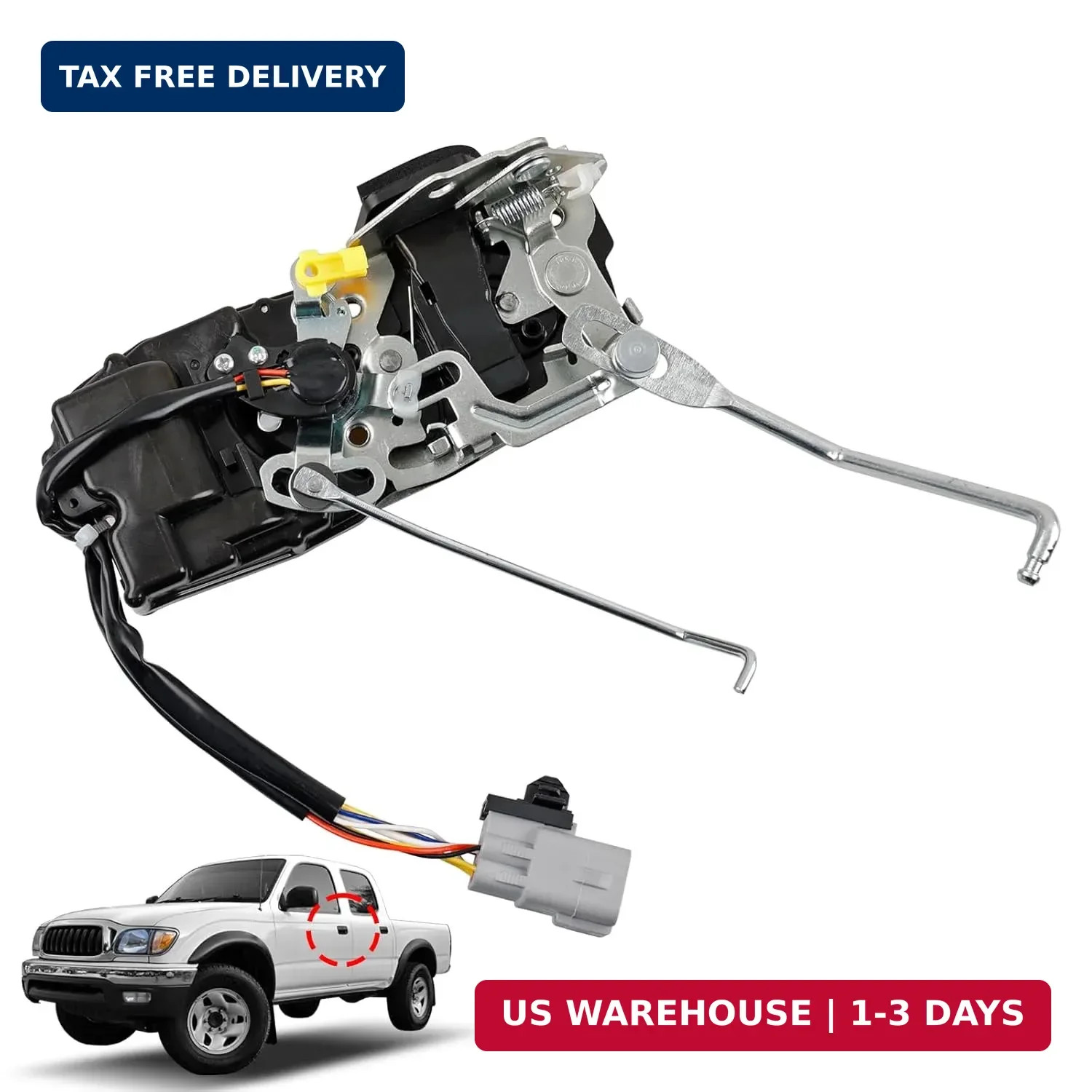 69040-04010 Driver Side Door Lock Actuator Compatible with Toyota Tacoma 1998-20