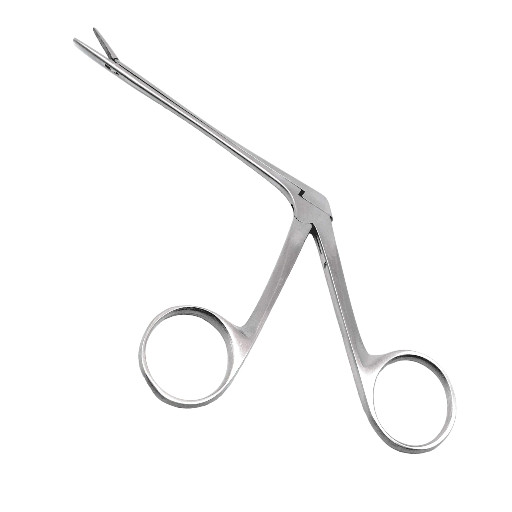 Hartman-Noyes Alligator Type Ear Forceps, 3.25" Shaft, Serrated Jaws, Premium