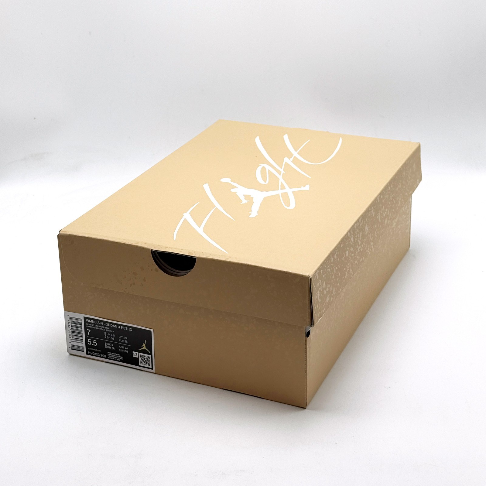 *NEW* WOMEN NIKE AIR JORDAN 4 RETRO HEMP / LIGHT OREWOOD BROWN (HV0823 200) 👍