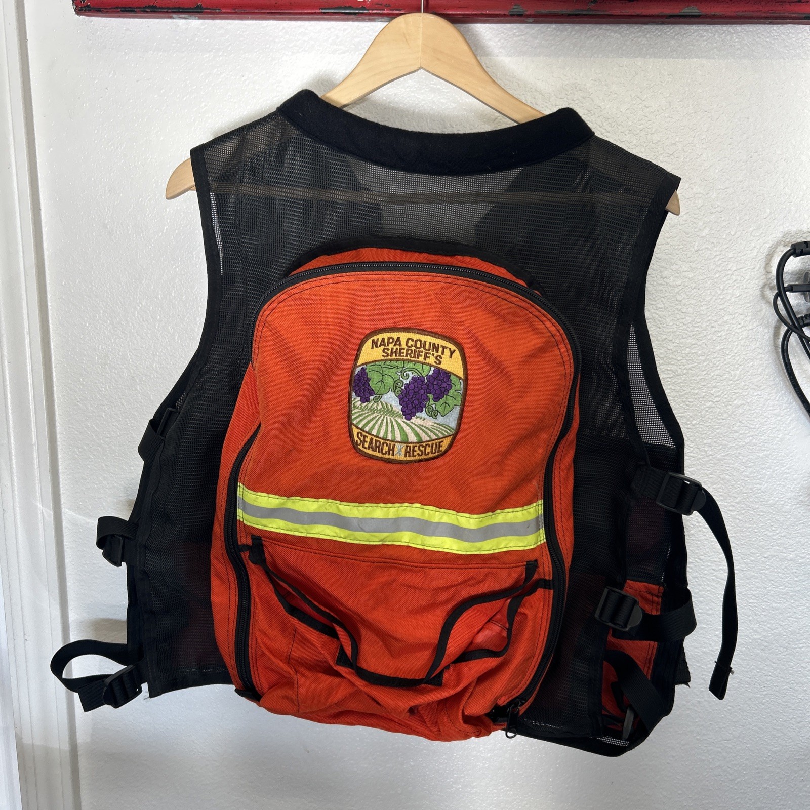 Mil-Spec Motorcycle Riding Safety Vest US Military HI VIS Orange XL