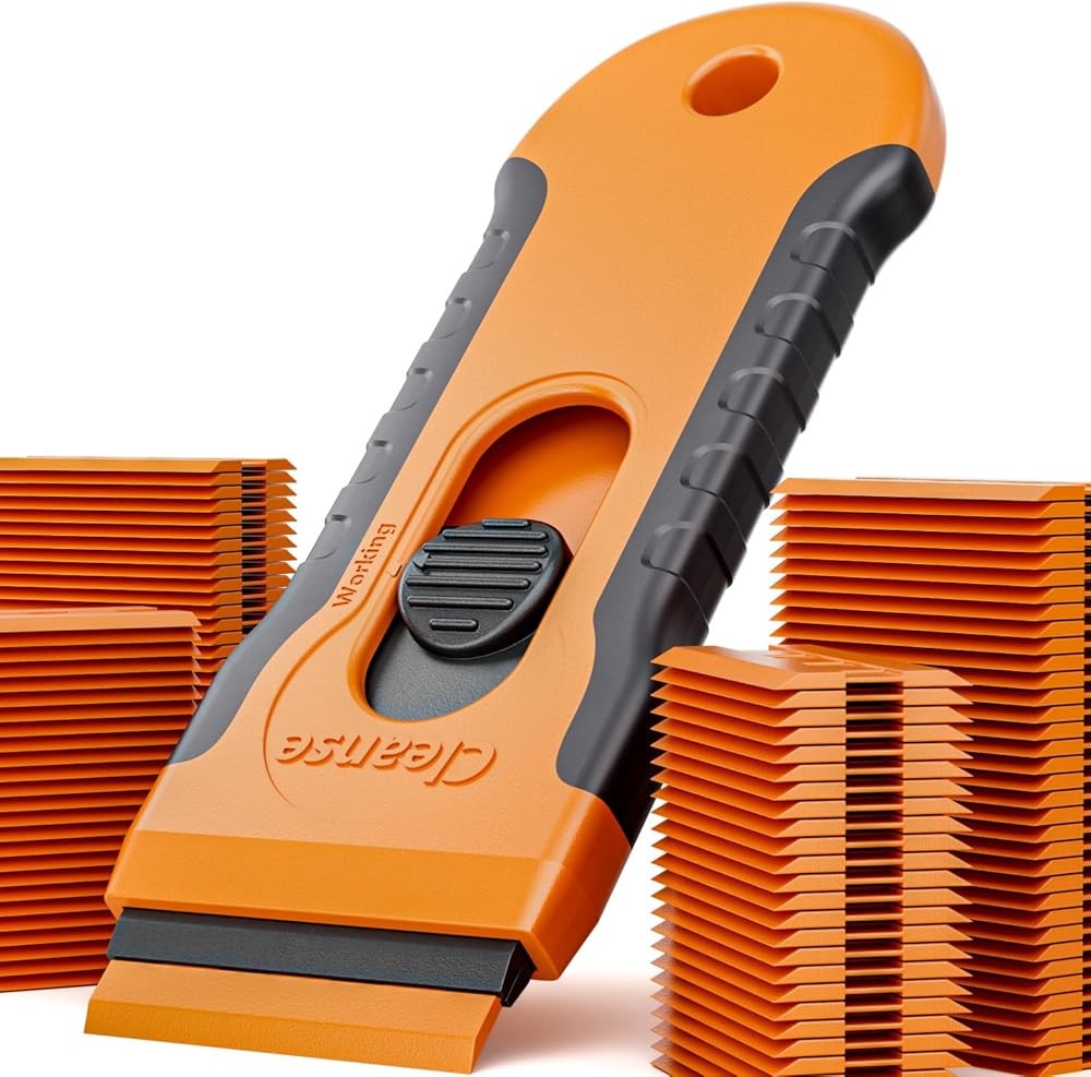 Blade Plastic  Blade Scraper with Retractable Blade: Without Daging
