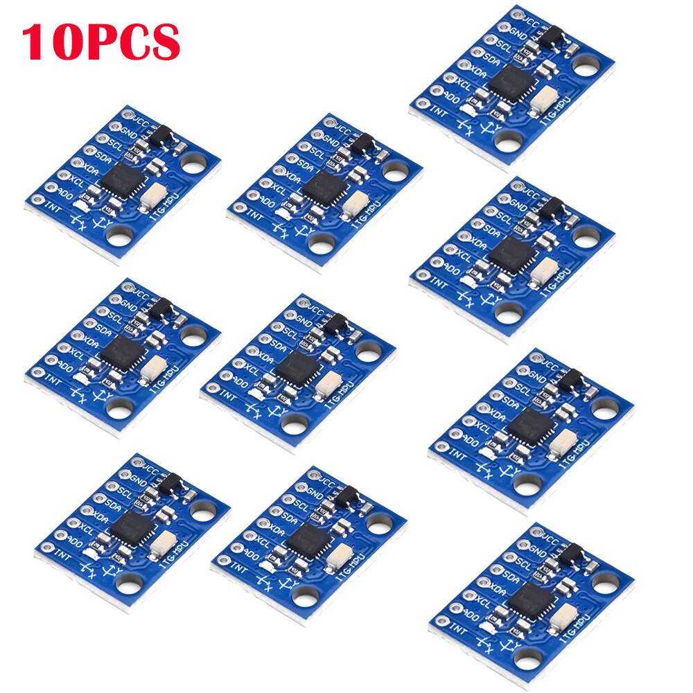 10PCS MPU-6050 Module 3 Axis Gyroscope+Accelerometer Module for Arduino MPU 6050