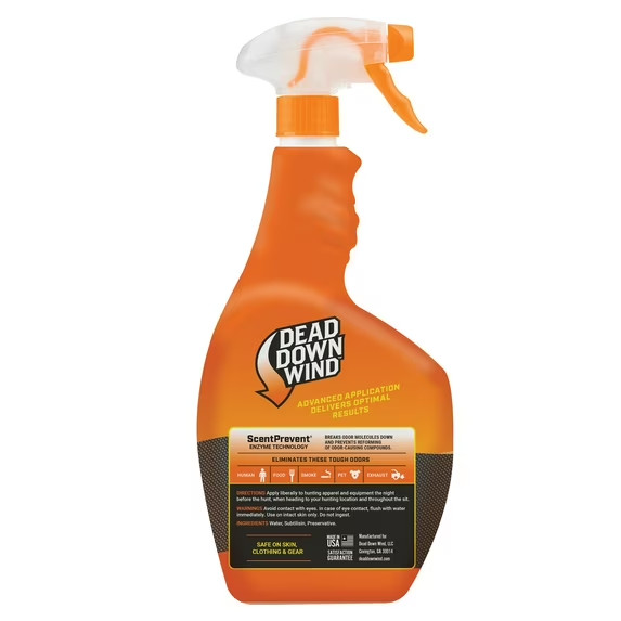 2PC Dead Down Wind Evolve Field Spray 32 oz Hunting Scent Eliminator Odor Pack