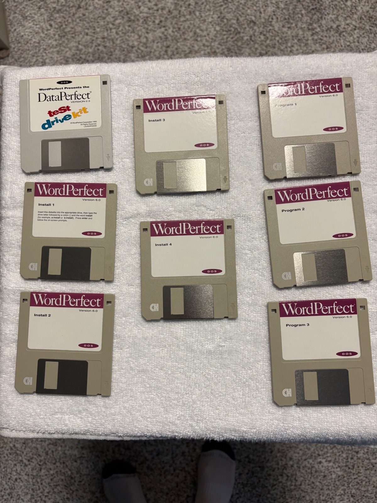 Word Perfect 6.0 for DOS (Floppy Discs, 1993)