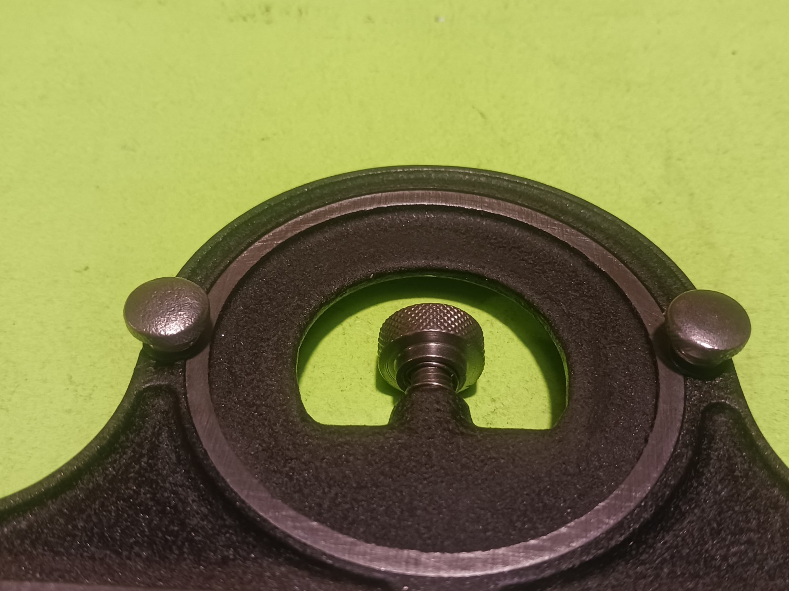 Vintage Lufkin combination square protractor Head (not rule)Black wrinkle finish