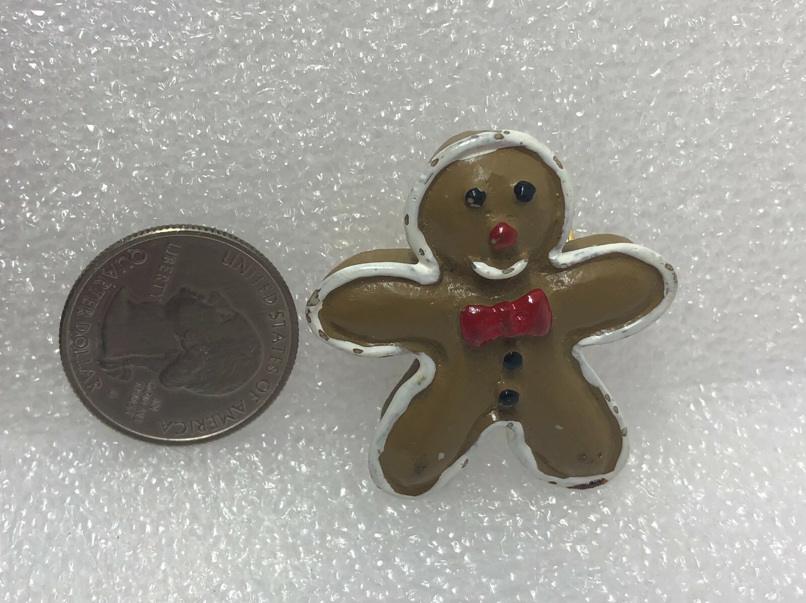 Gingerbread Man Plastic Pin