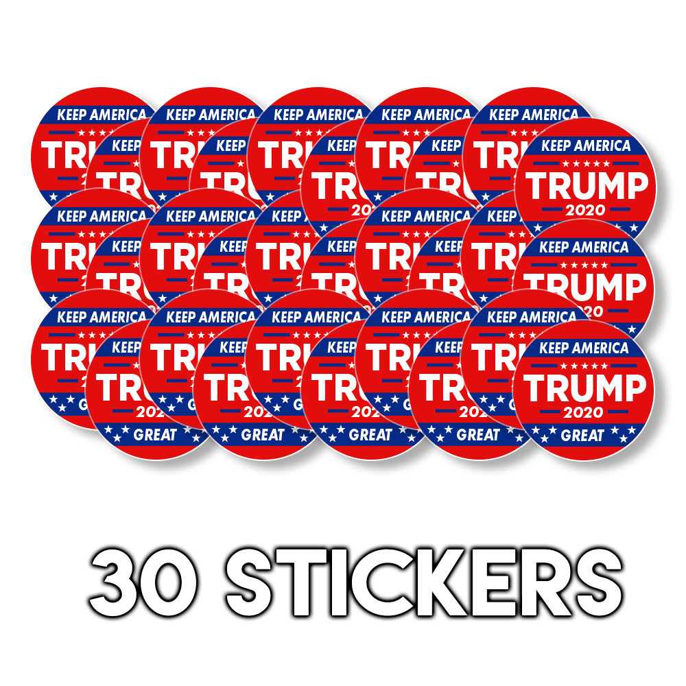 Trump 2020 Hard Hat Keep America Great Sticker Election America - 5" inch 30xR
