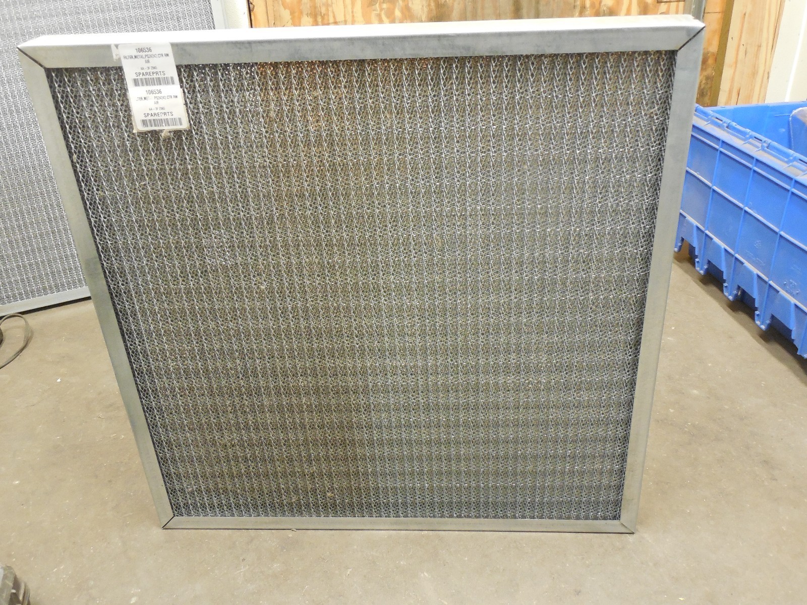NO NAME GALVANIZED STEEL AIR FILTER PS24242 10536 24" x 24" x 2"