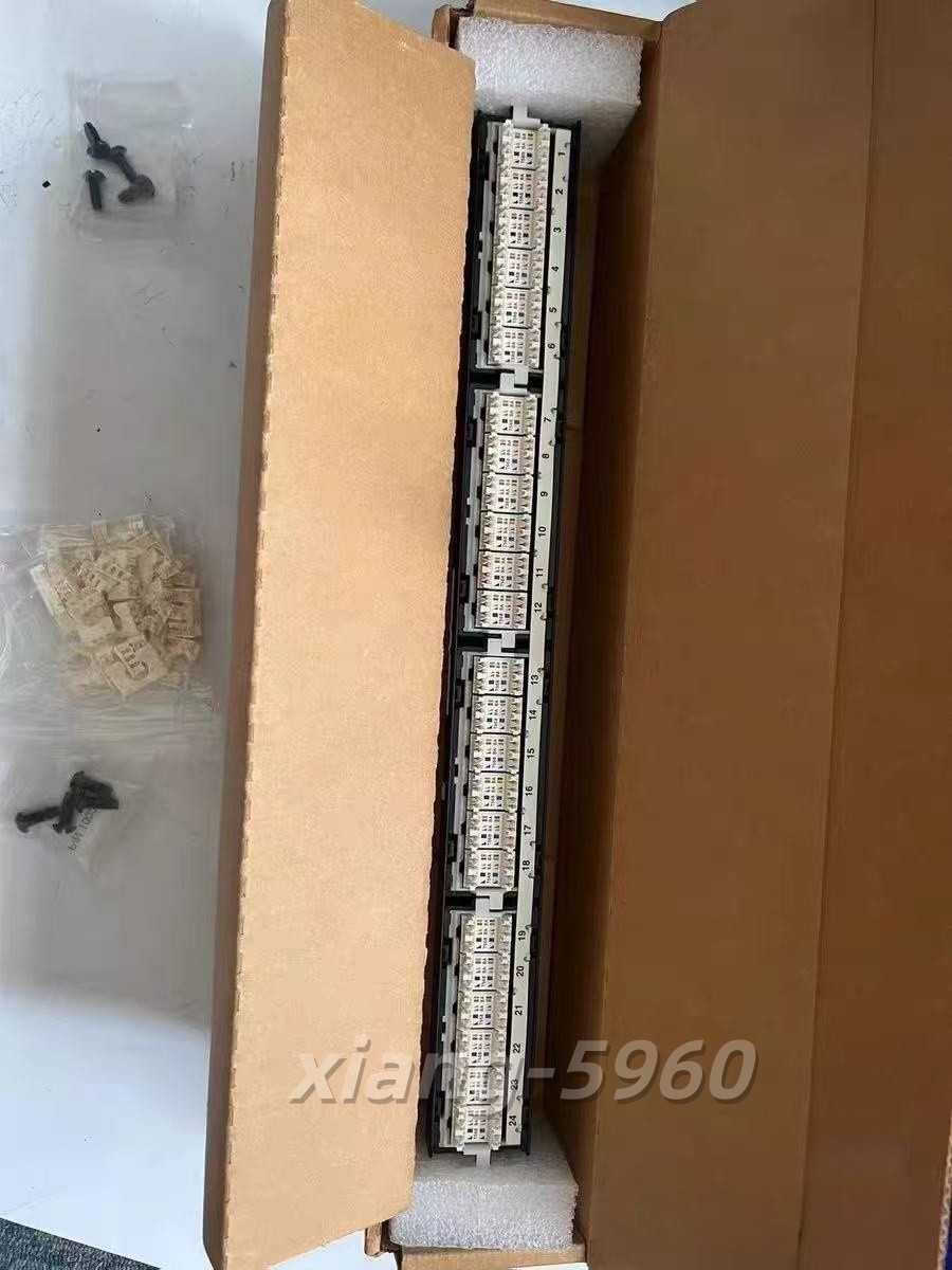 Panduit NK5EPPG24 Punchdown Patch Panel Category 5E, Flat, 24 Port, 1RU