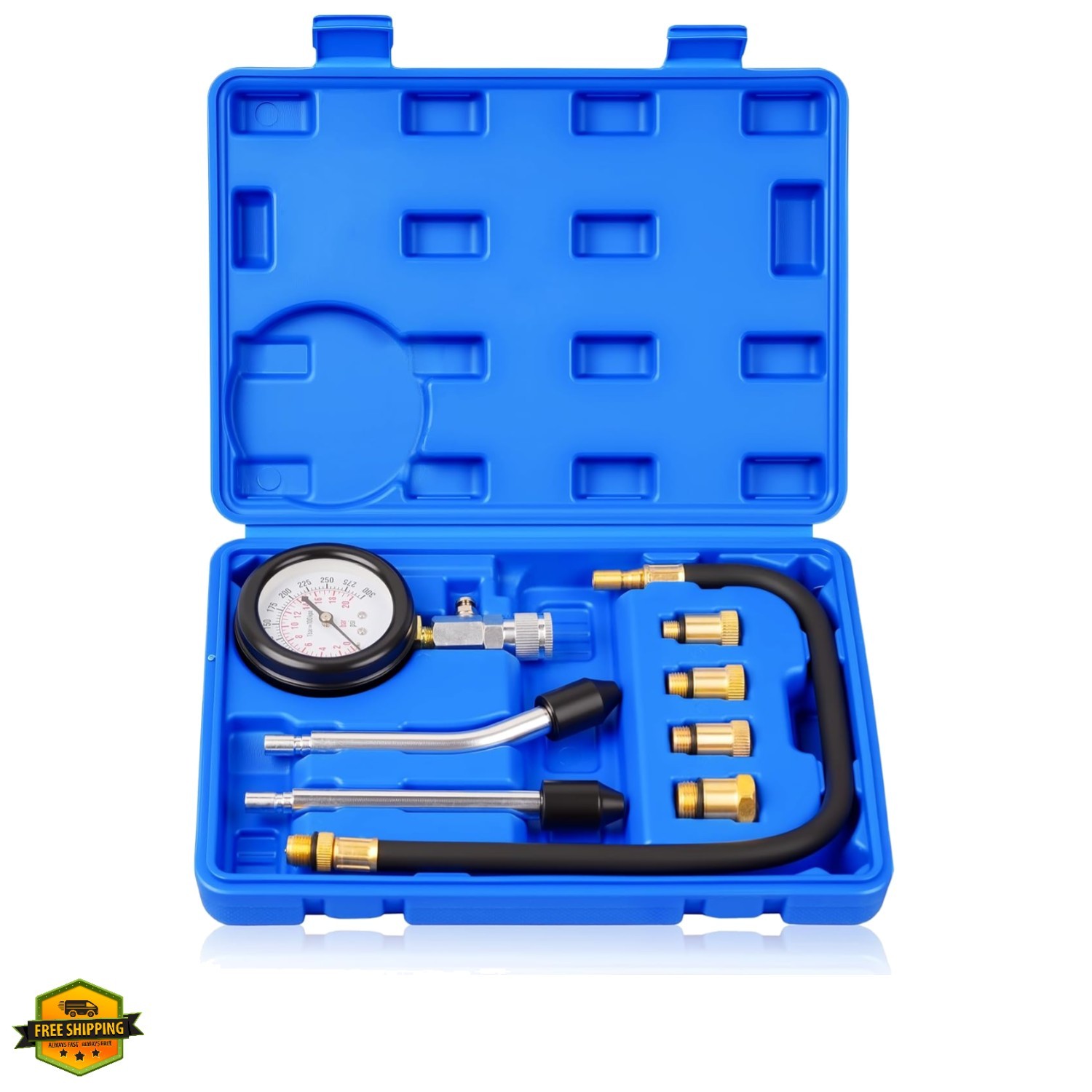 Professional Petrol Engine Compression Tester Kit Set for Automotives and Mot...