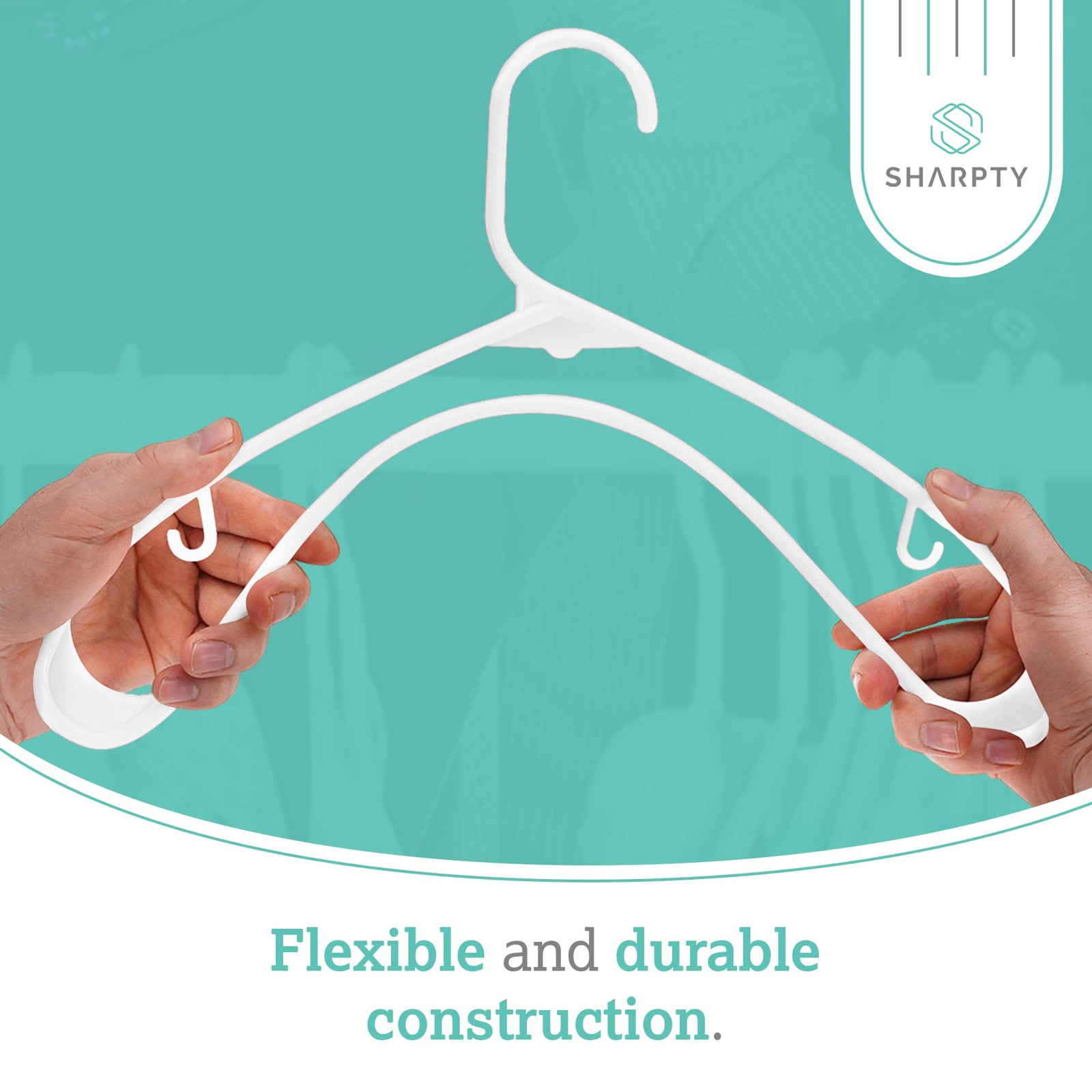 Plastic Clothes Hangers - Adult Plastic Hanger - Clothing Hangers - Standard ...