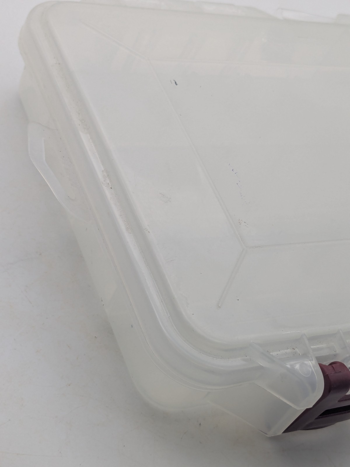 3 Clear Plastic Adjustable Storage Organizer Utility Craft Tackle Boxes 10.75"