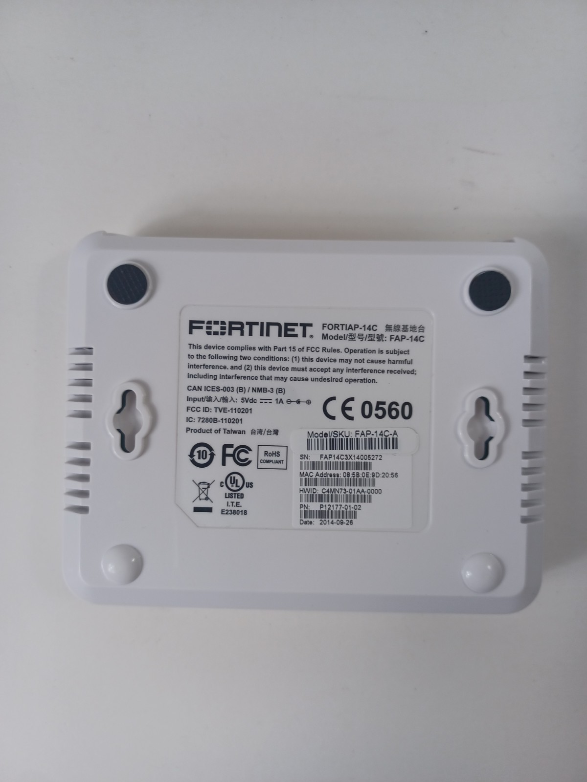 Fortinet FAP-14C Security Firewall for PC MDS Cloud-Link