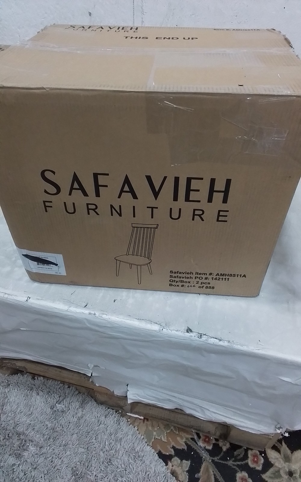 Safavieh BURRIS SIDE CHAIR, Reduced Price 2172768072 AMH8511A