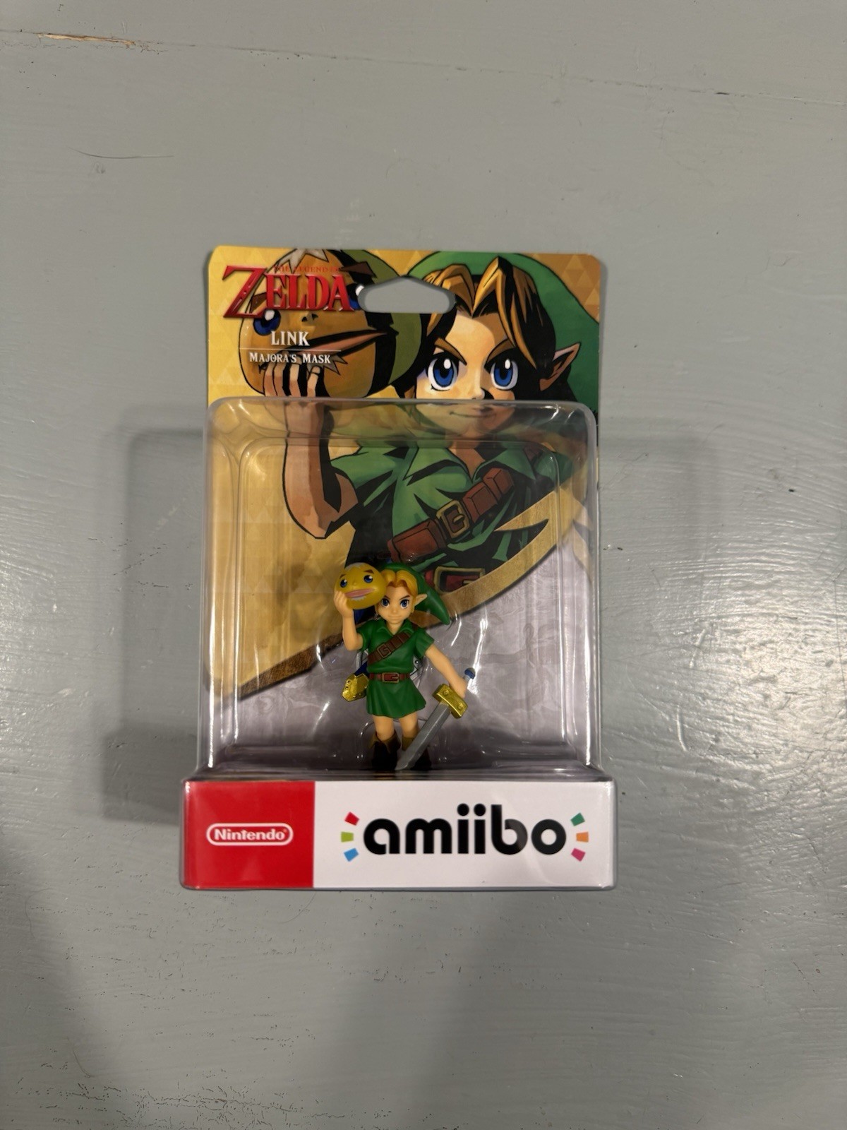 Legend of Zelda Series Link Majora's Mask Nintendo Amiibo Figure. Brand New