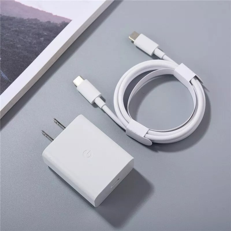 USA Google 30W Fast Wall Charger/Type-C to C Compatible Google Pixel 6/7/8/9 PRO