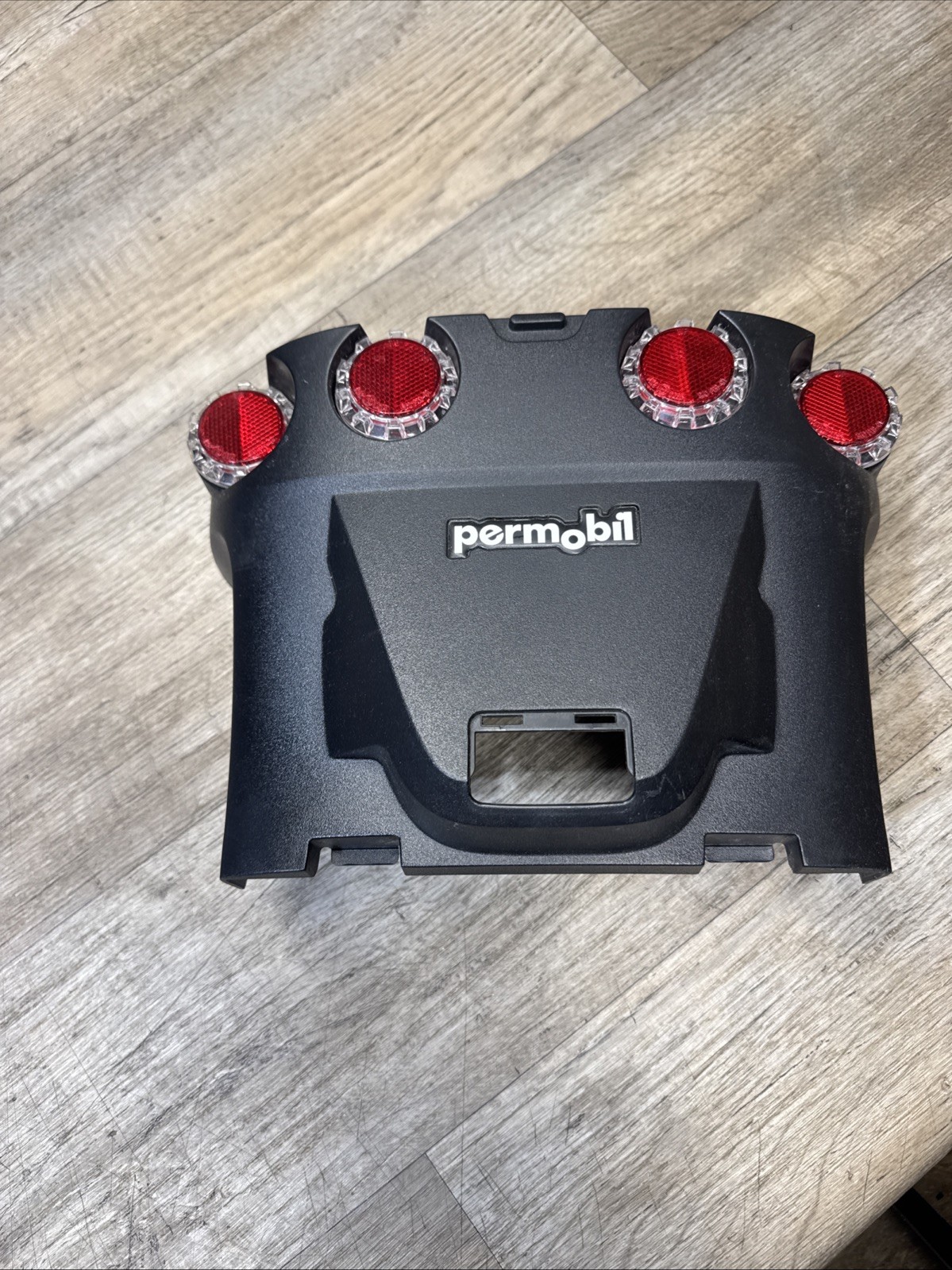 Permobil C300 wheelchair rear shroud/battery cover with Reflectors