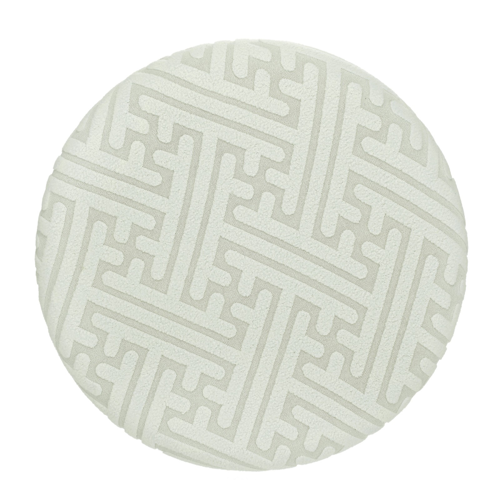 1-Pack Bar Stool Covers Round for 14-16 Inch Strip Pattern Covers [Light Gray]
