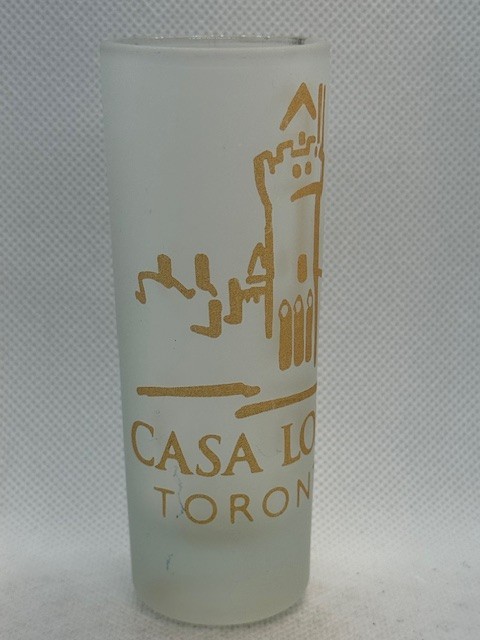 Casa Loma Toronto Tall Frosted Shot Glass