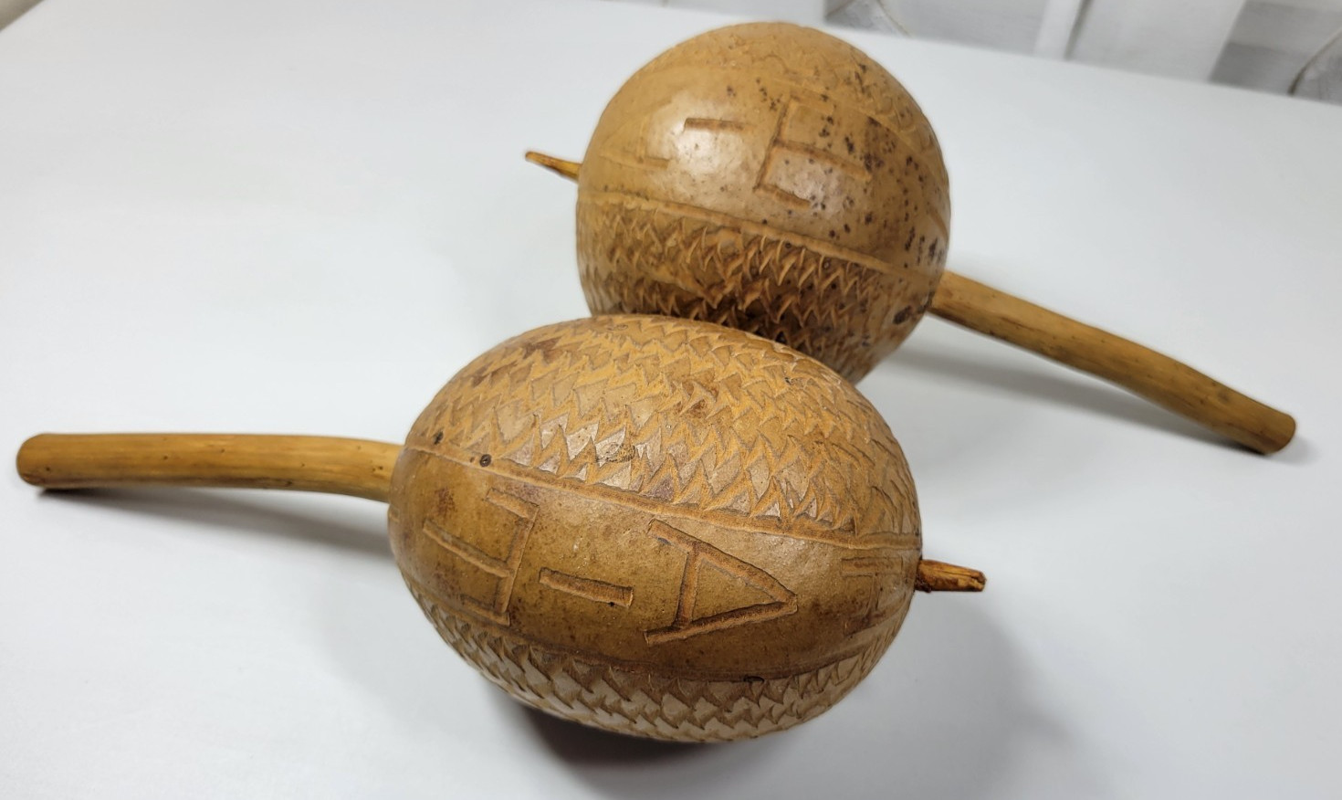 2-Haiti's Hand Craved Gourd Moraco's VTG