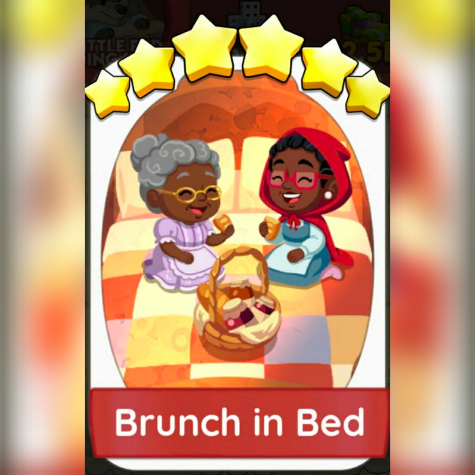 1x Brunch in Bed ⭐⭐⭐⭐⭐⭐ Set 19 :- Mono_Poly_Go Stickers :- Best Service