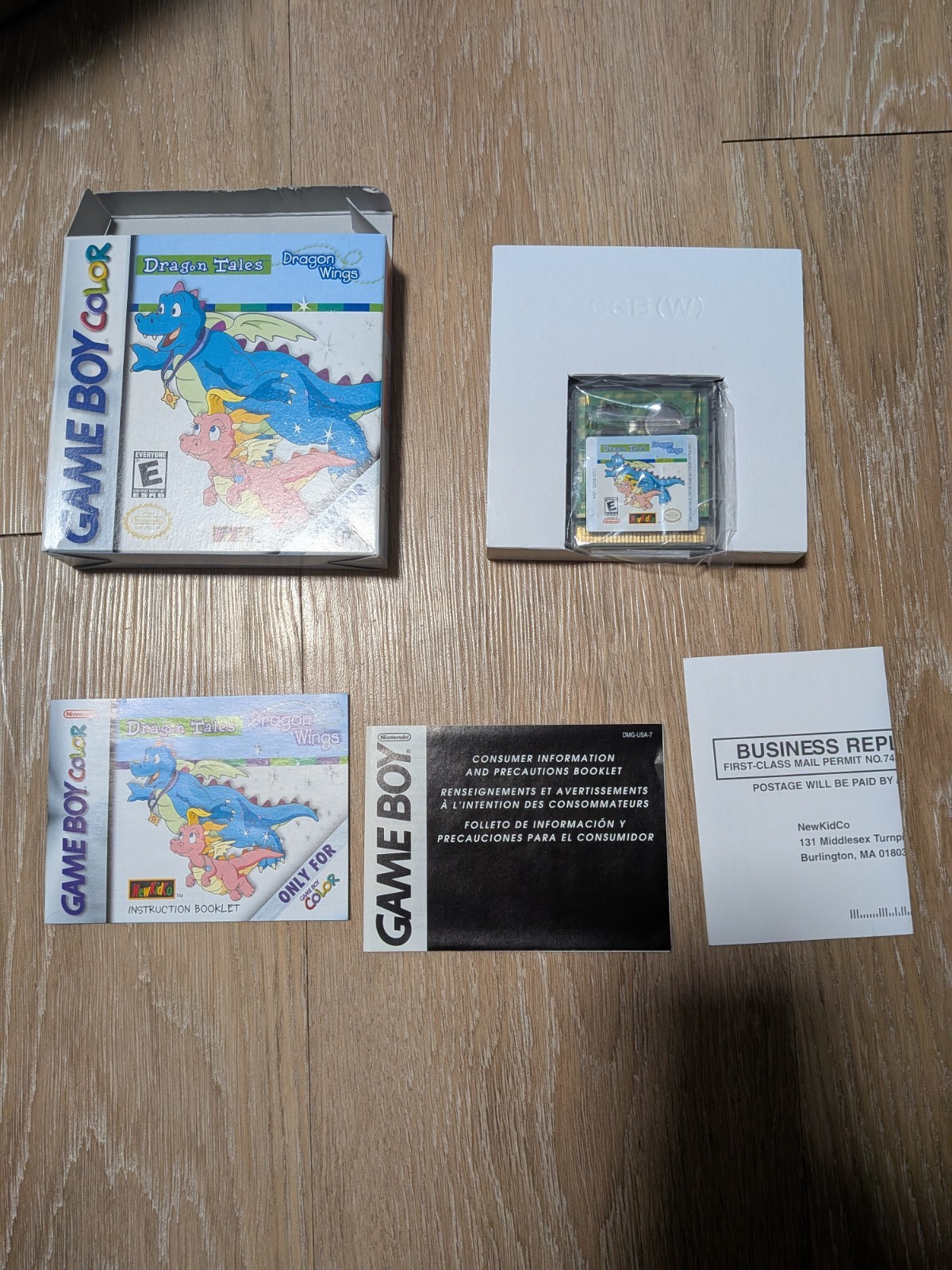 Dragon Tales: Dragon Wings Complete Game Boy Color GBC CIB Excellent Condition