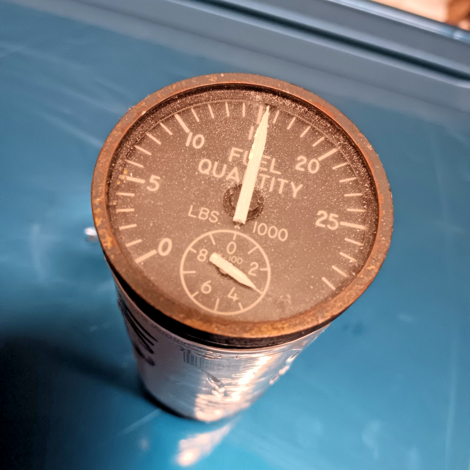 SIMMONDS 393026-03236 FUEL INDICATOR AVIATION AS REMOVED FREE SHIPPING