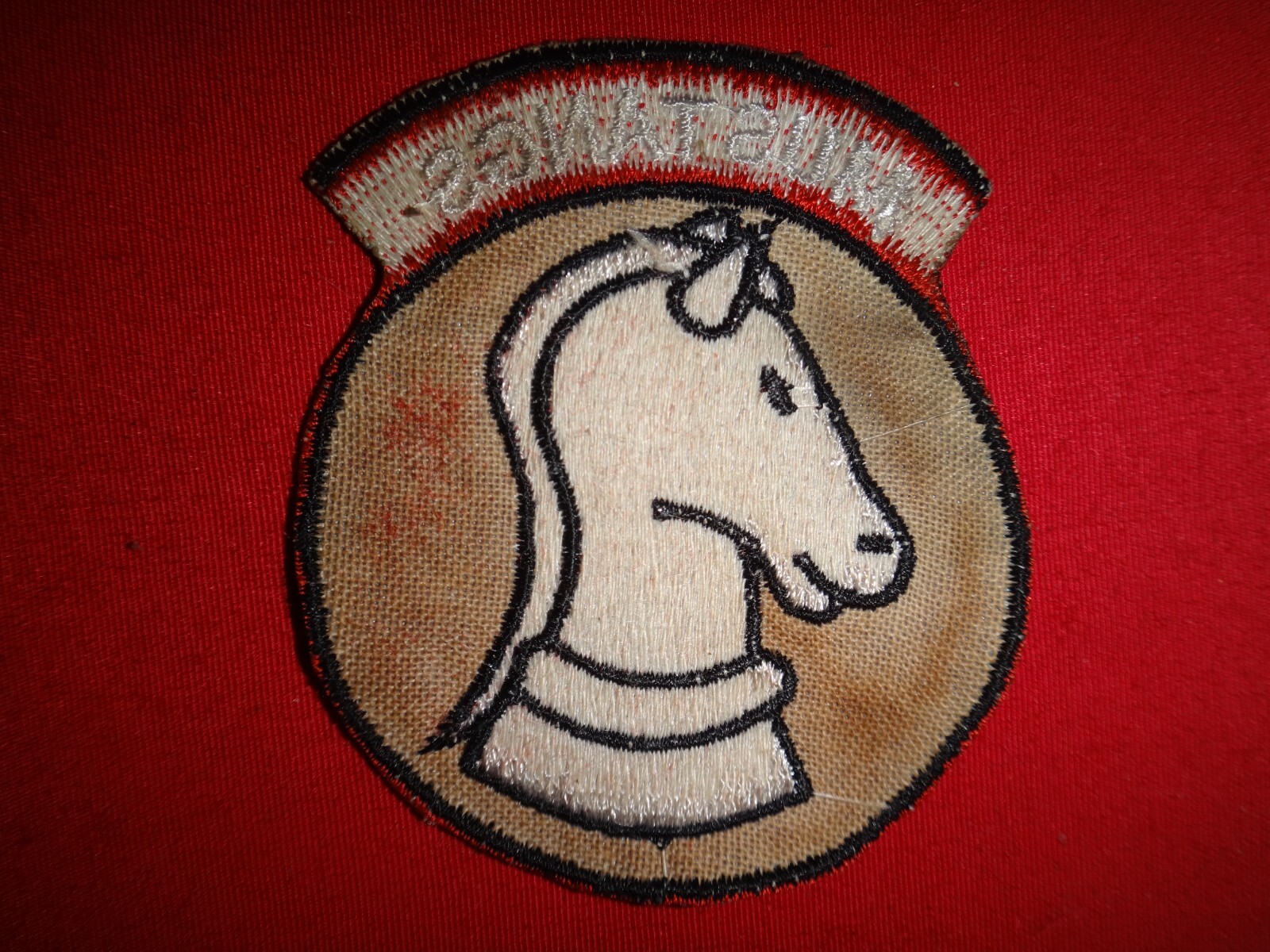 Vietnam War US D Troop 1st Squadron 4th Cavalry Regiment MUSTANGS Patch