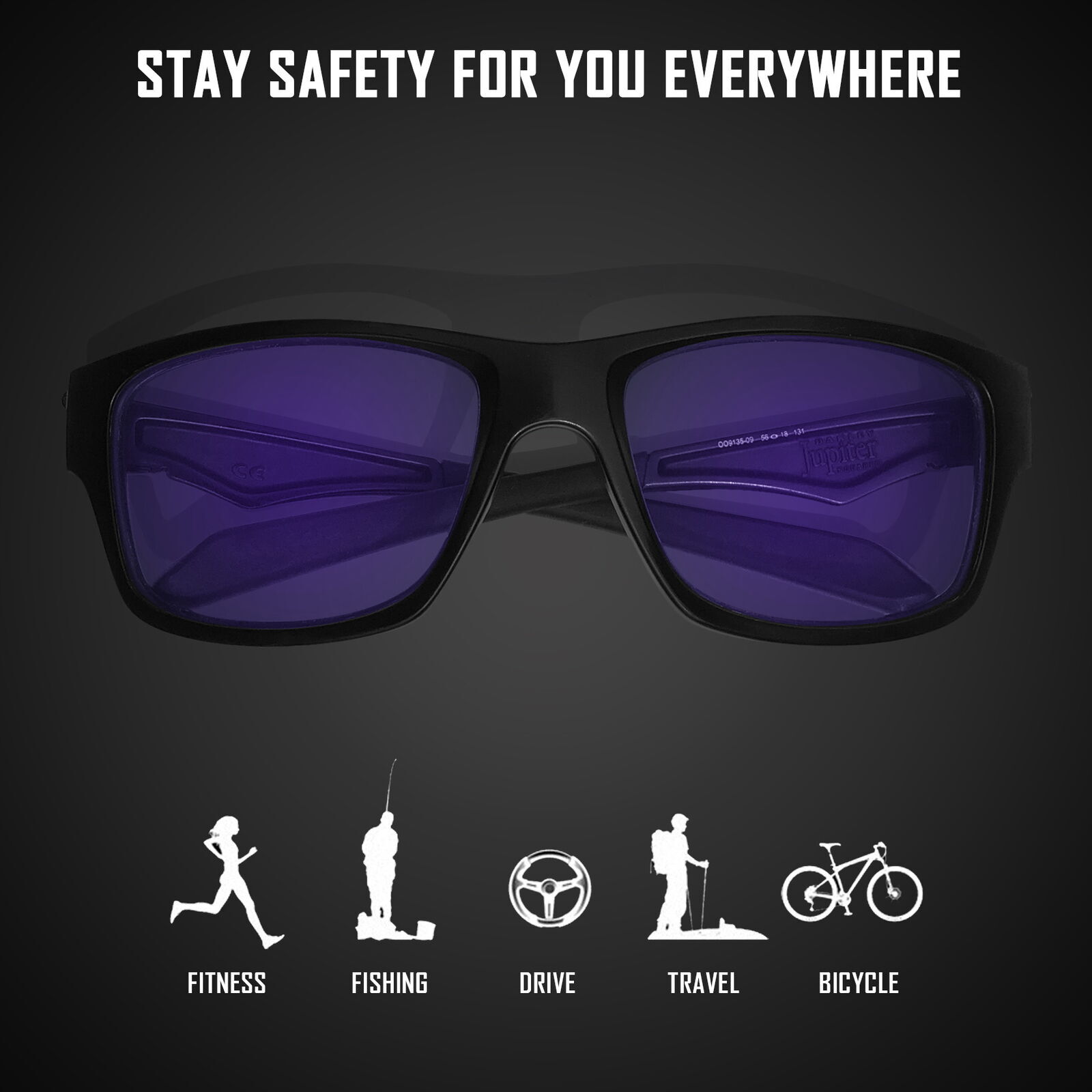 Anti Scratch Polarized Replacement Lenses for-Oakley EVZero Path OO9313 Options