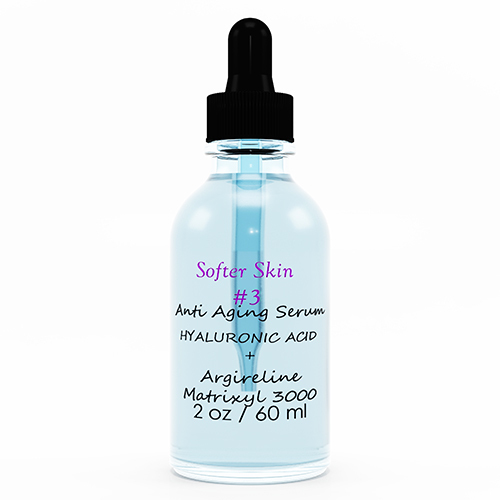 #3 2 OZ Argireline Matrixyl 3000 Peptide cream for face Hyaluronic Acid Serum