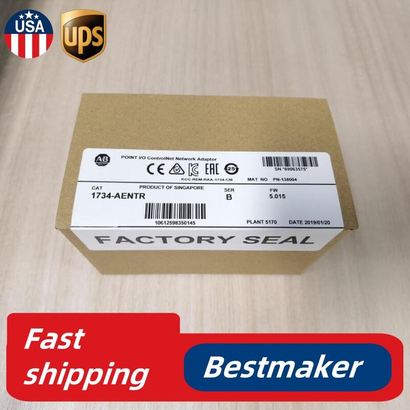 New AB 1734-AENTR  Point I/O Dual Port Adaptor Module 1734AENTR US Free Tax