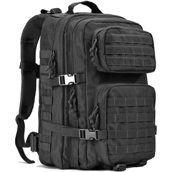 Military Tactical Backpack 40L – MOLLE 3-Day Assault Pack - Black
