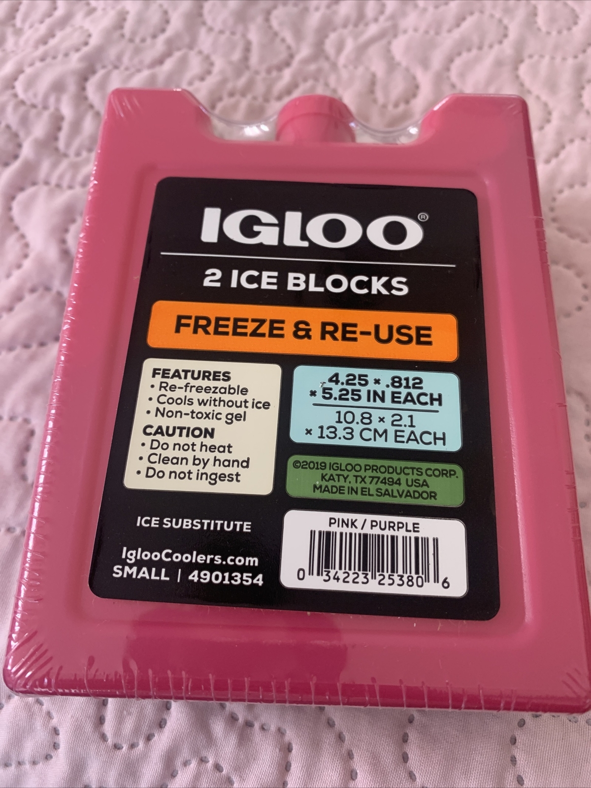 Igloo Ice Blocks - 2pcs Pink 2pcs Purple