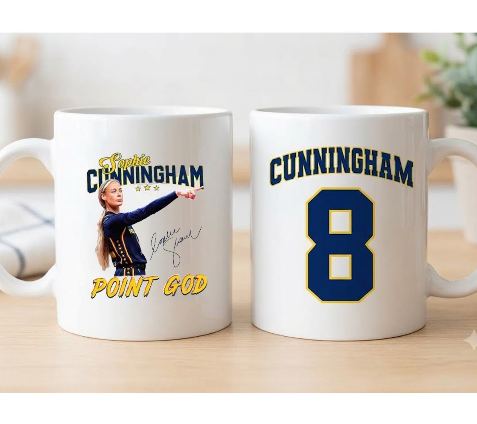 Sophie Cunningham # 8 Coffee Mug, Perfect Gift for Basketball Fan
