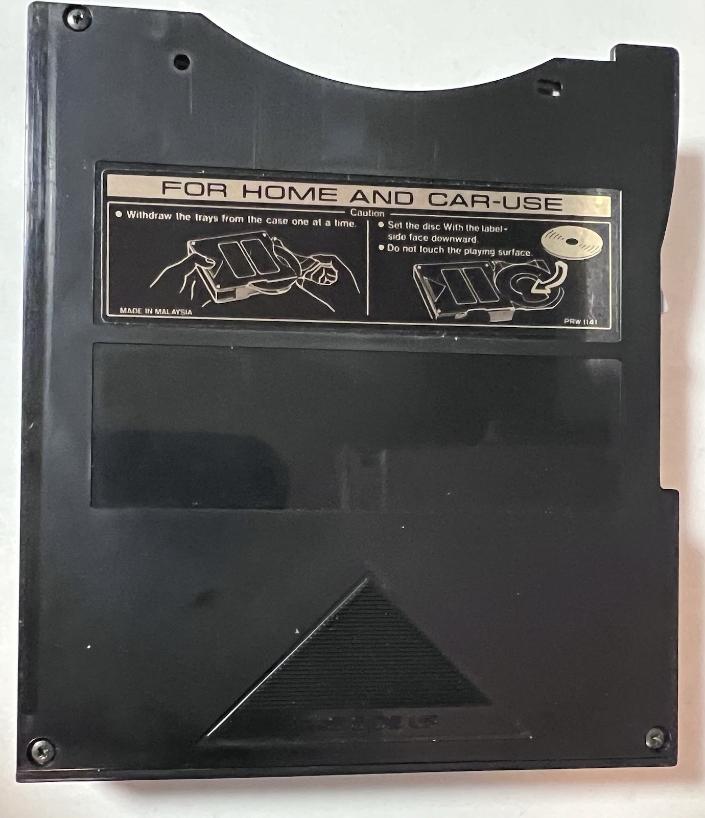 NEW Pioneer PRW 1141 6 Six CD Cartridge Magazine w/Sleeve Japan Black OPENED BOX