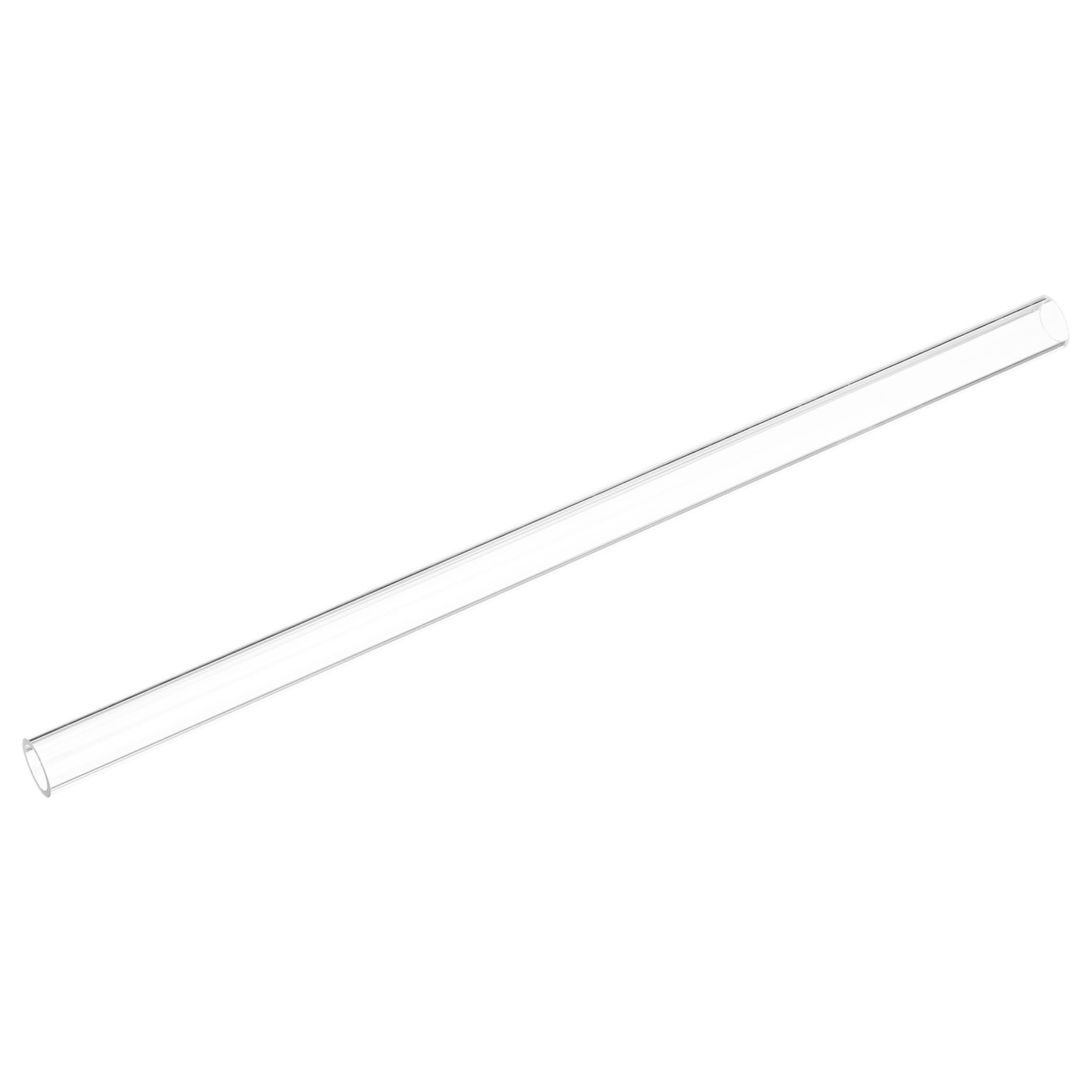 2pcs Clear Rigid Tubing Pipe 12mm ID x 16mm(5/8") OD 305mm Plastic Tube