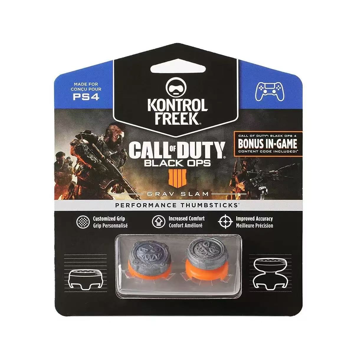 Kontrol Freek Call of Duty Grav Slam Thumbsticks for PS4/PS5 Black