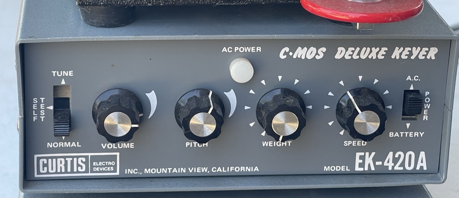 Curtis Electro Devices RARE BUNDLE KM-420 - EK-420 - KM-420 MORSE CODE SYSTEM
