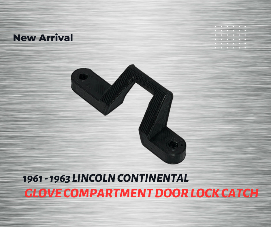 1963 Lincoln Continental INSTRUMENT PANEL DASH GLOVE BOX LATCH C3AZ-6206064-A
