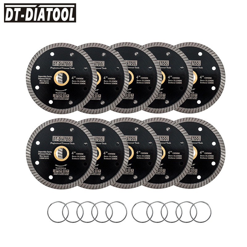 10pcs 105mm/115mm/125mm Ceramic Tile Saw Blades Multi Diamond Cutting Discs